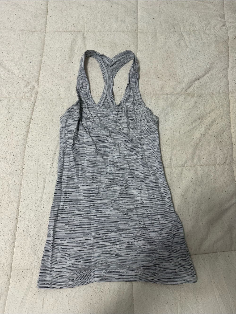 Lulu Swiftly tech Heather Gray Racerback Tank Top